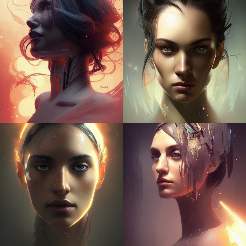 Empty Soul Portrait in Hyperdetailed Lighting