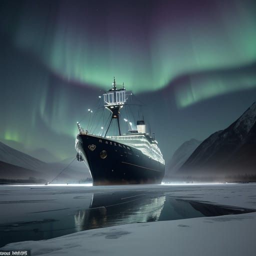 A Majestic Balg Carrier Steams into the Frosty New Year