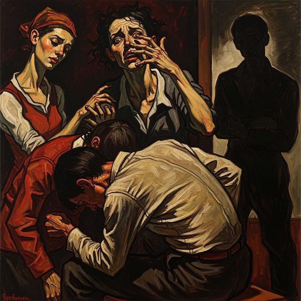 Expressive Figures in Dramatic Painterly Style