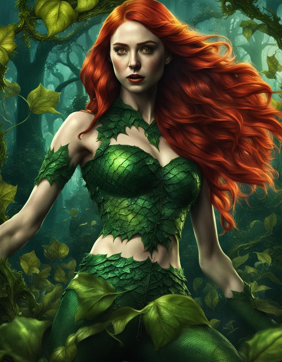 Poison Ivy: Detailed Fantasy Concept Art