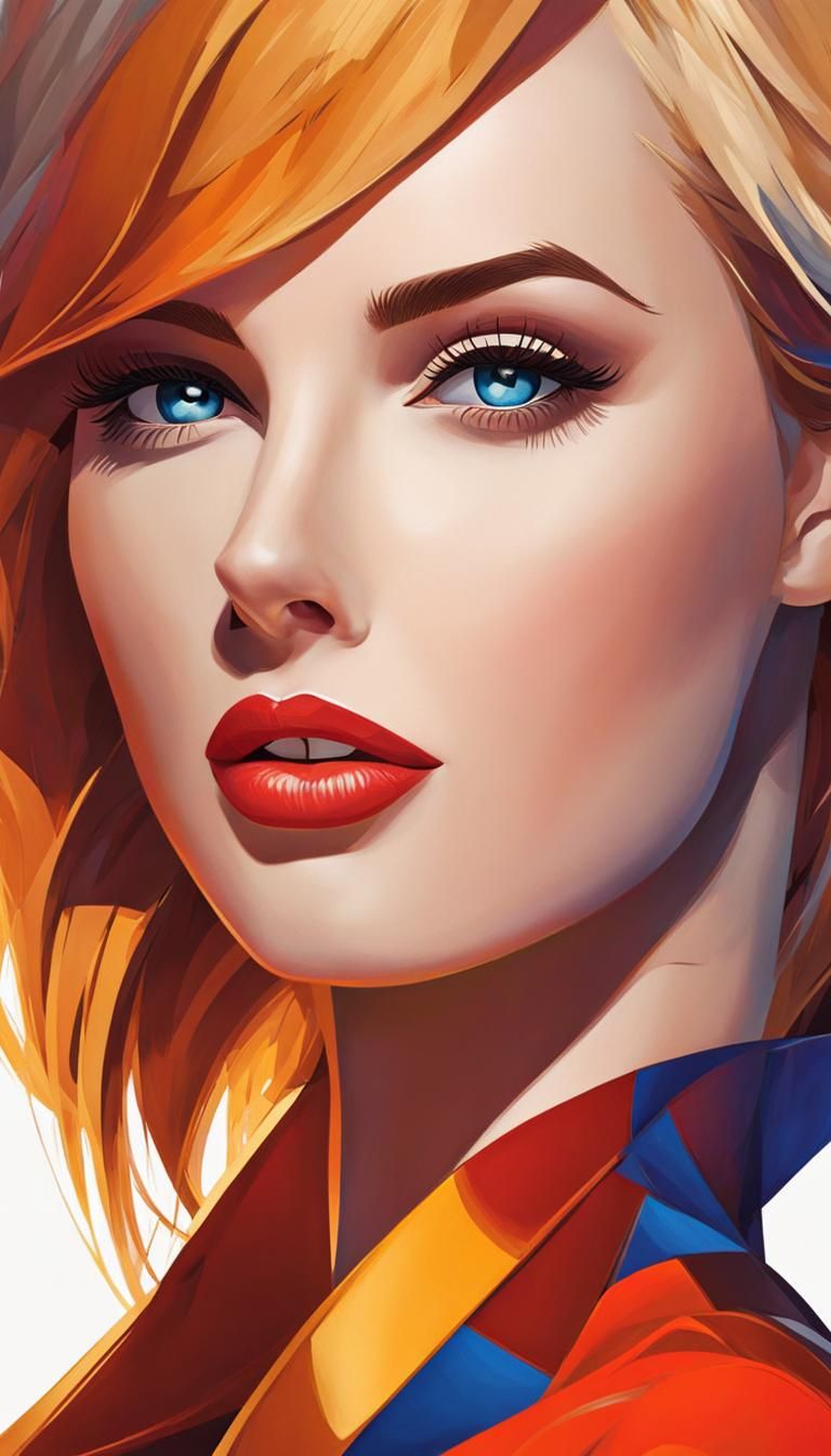 A beautiful modern woman