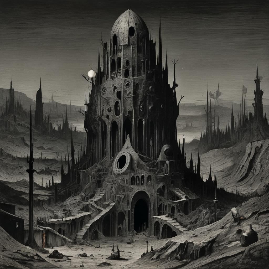 Grimdark Surrealism Inspired by Ernst