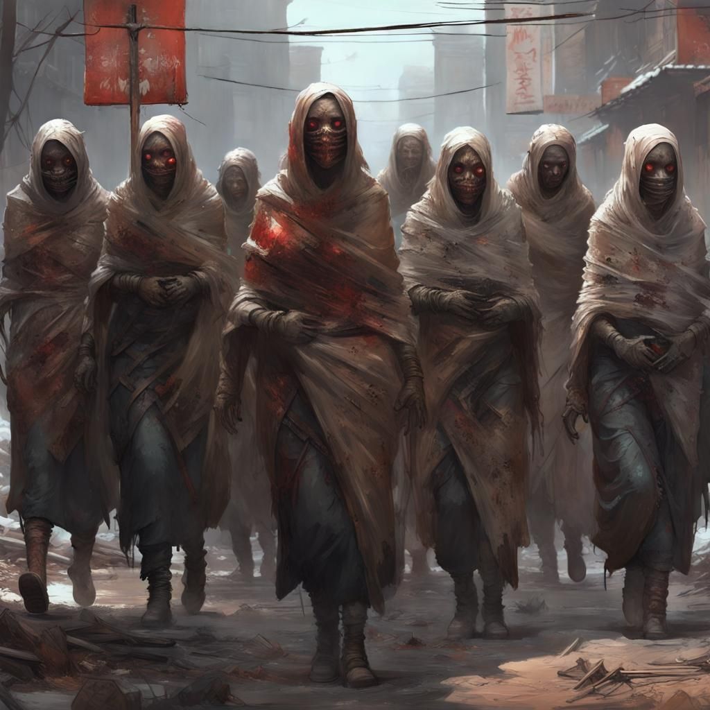 Apocalyptic Horde of Cannibalistic Female Mummies