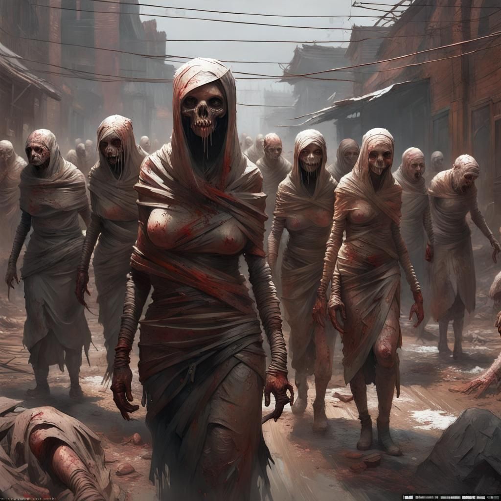 Apocalyptic Horde of Cannibalistic Latex Mummies