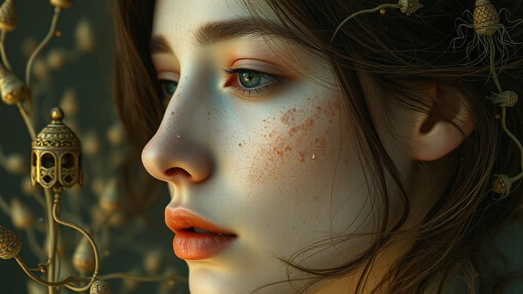 Abstract Data Seed with Deep Colors, Octane Render