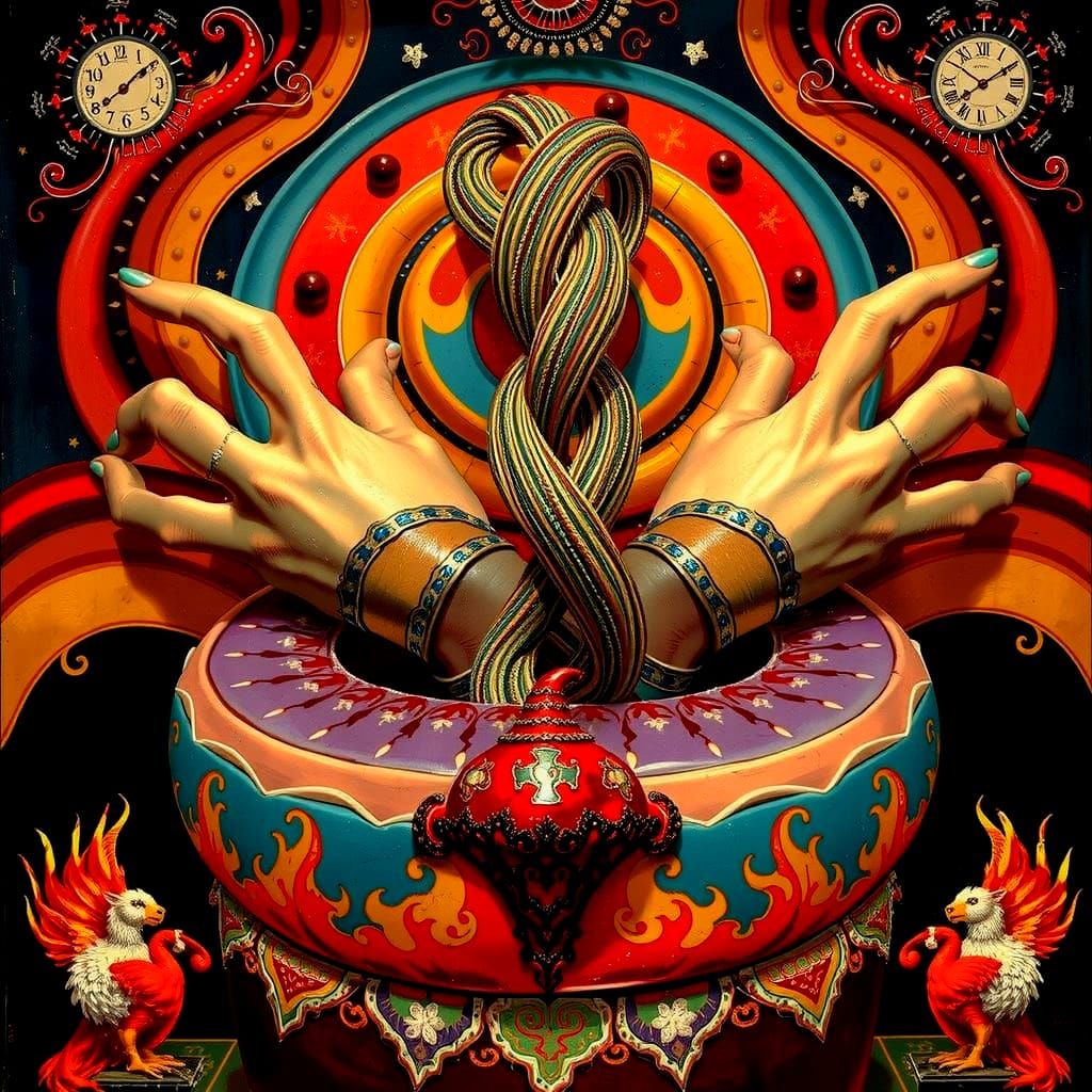 Abstract Forms of Twisting and Warping Shapes