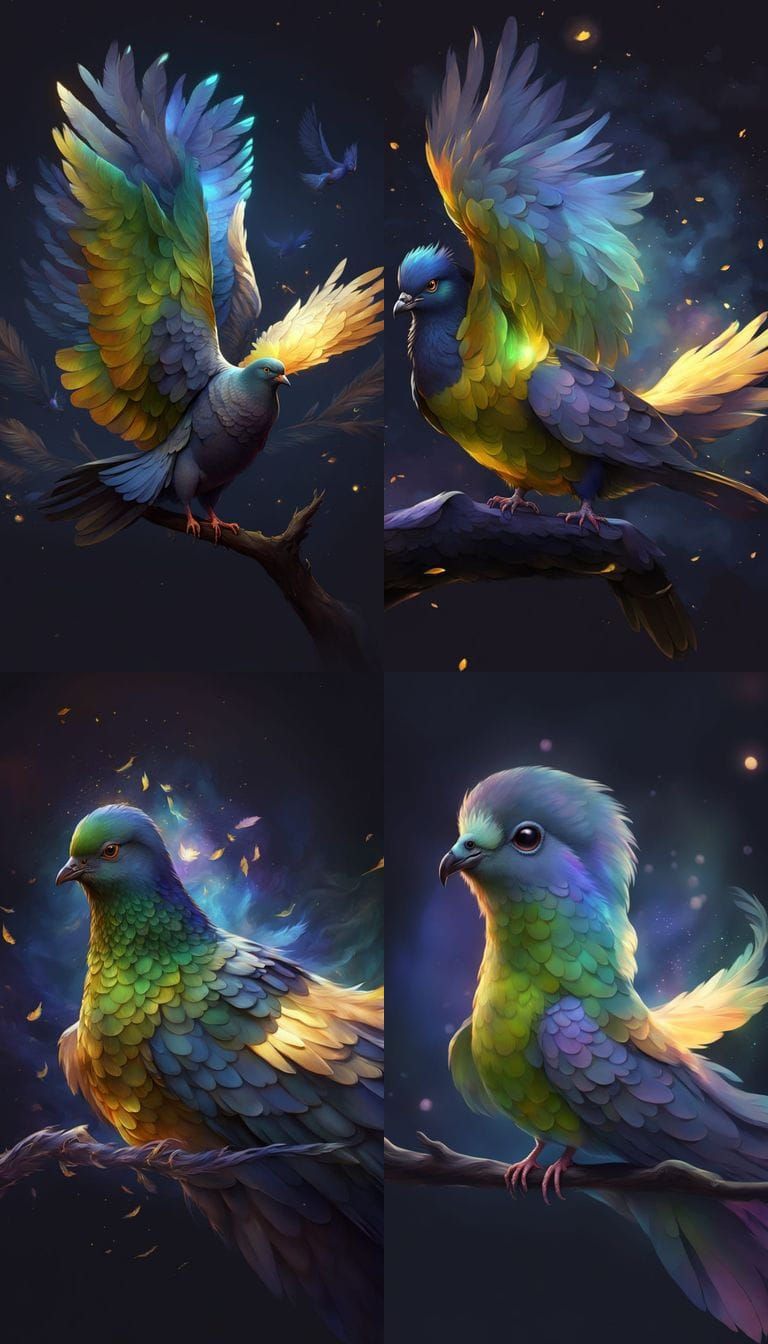 Luma Pigeon in Cleric Robes