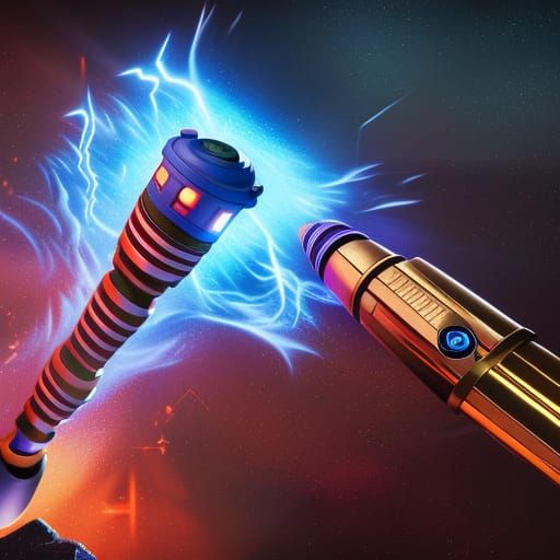 Dr. Who's Sonic Screwdriver as Detailed Matte Painting