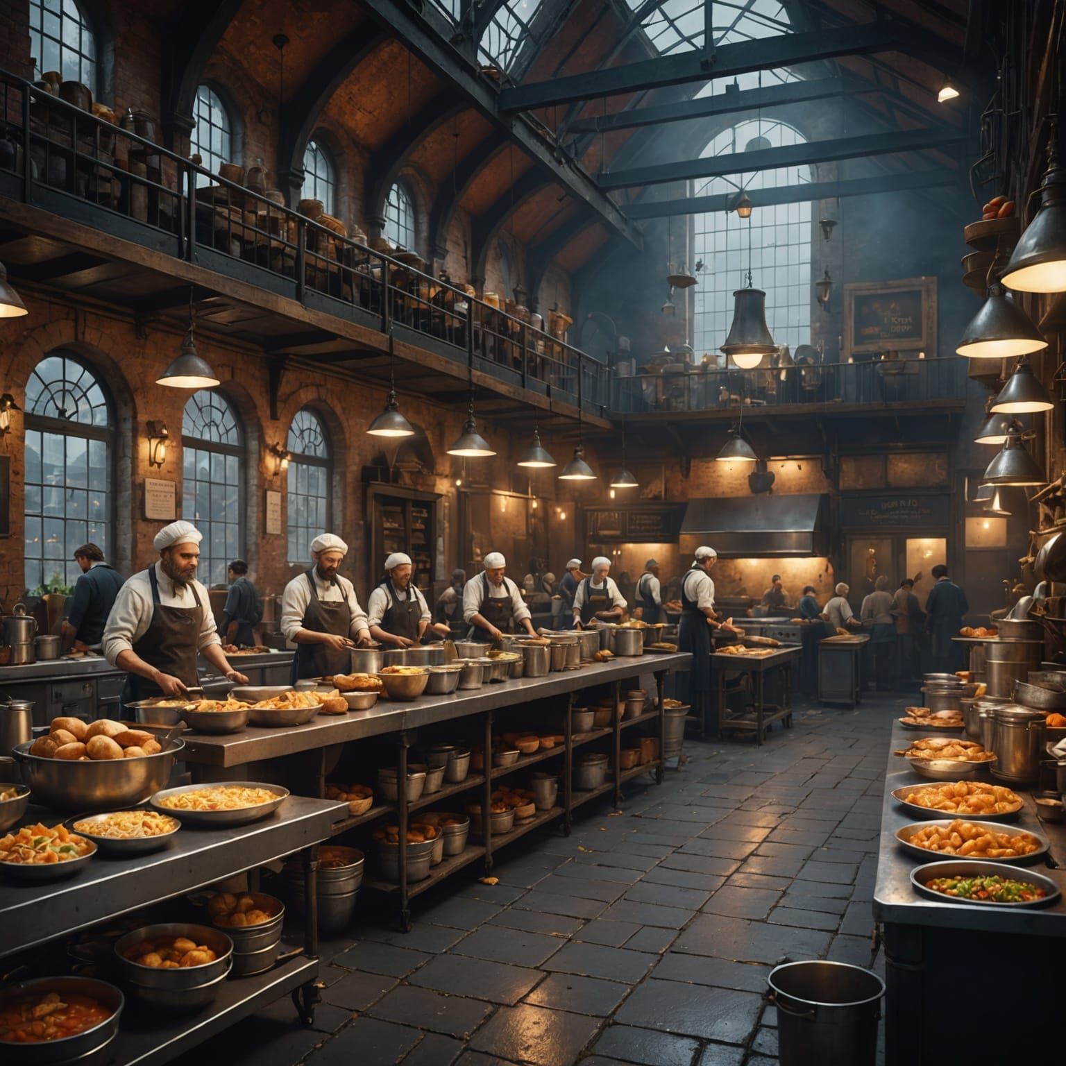 Fantastical Soup Kitchen in Deep, Rich Colors