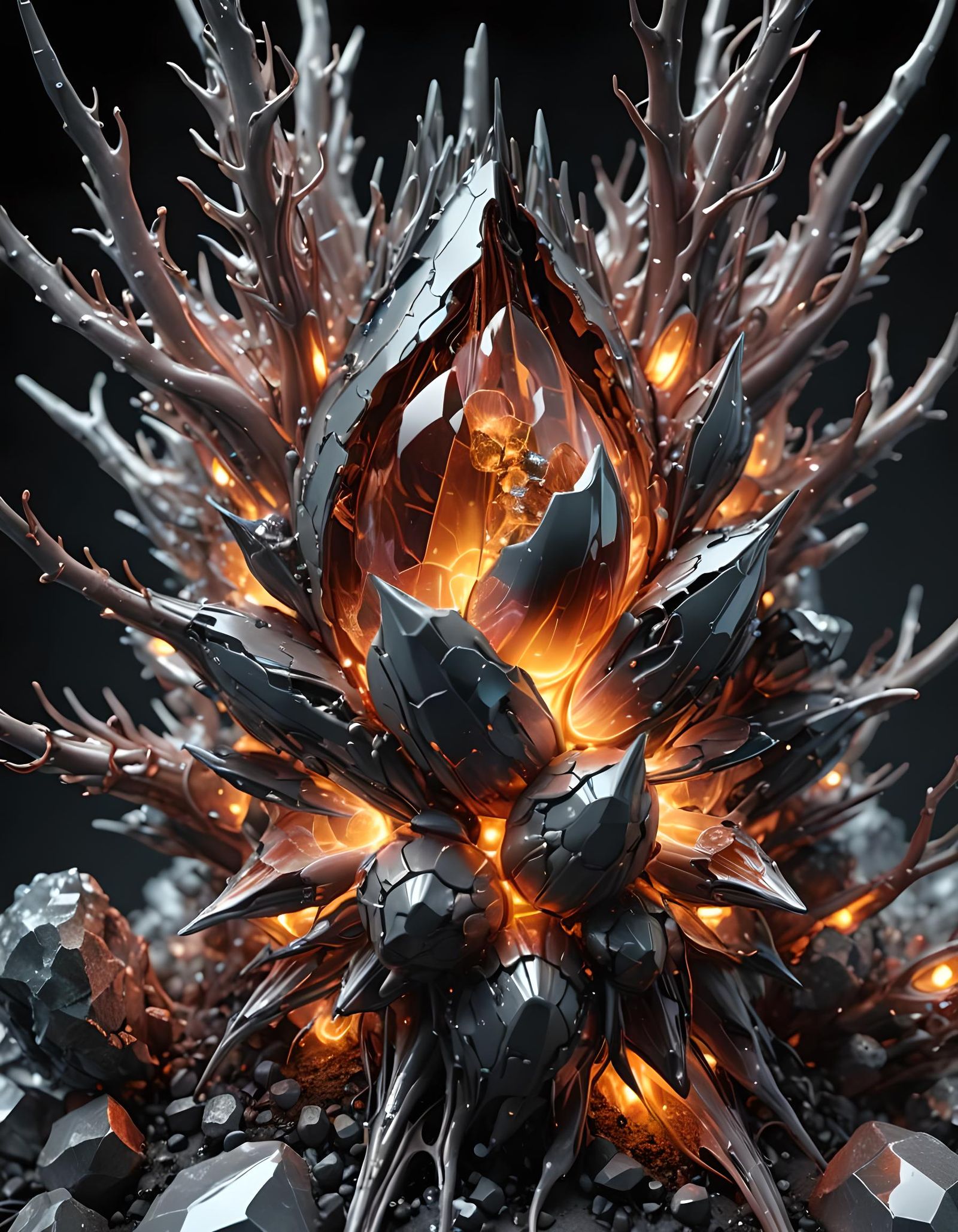 Mineral silicon lifeform.