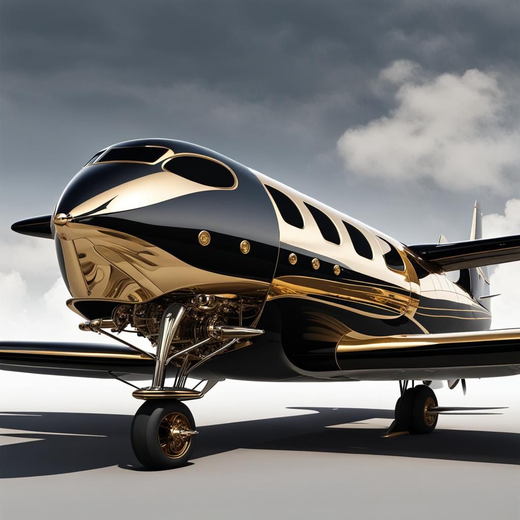 Steampunk Private Aircraft with Transatlantic Capability