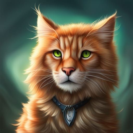 Battle Cat in Lightning Storm, Sharp Detail