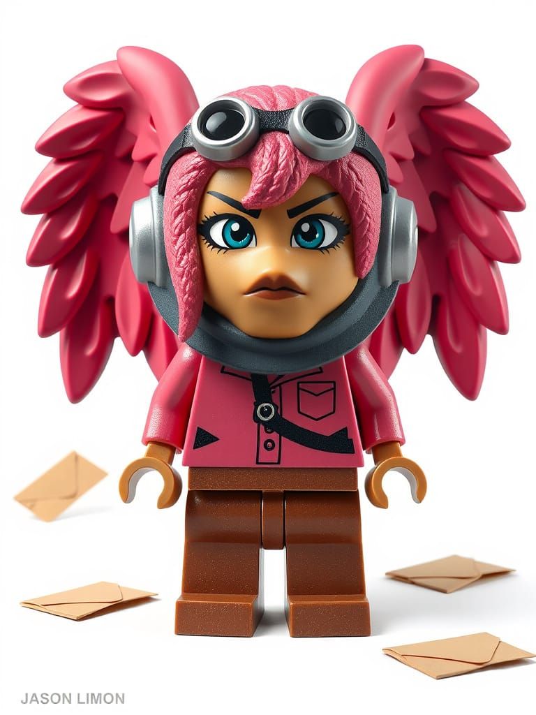 Lego Pink Punk Angel