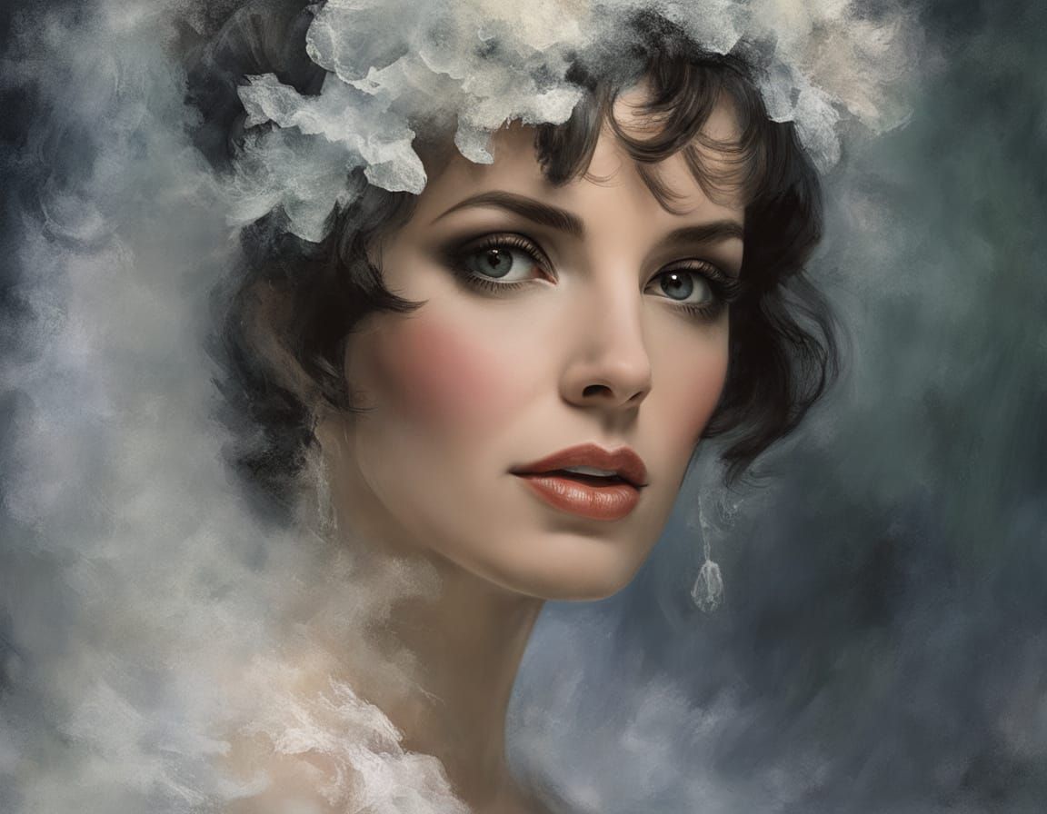 Liza Minnelli Portrait in Hyperrealistic Digital Art