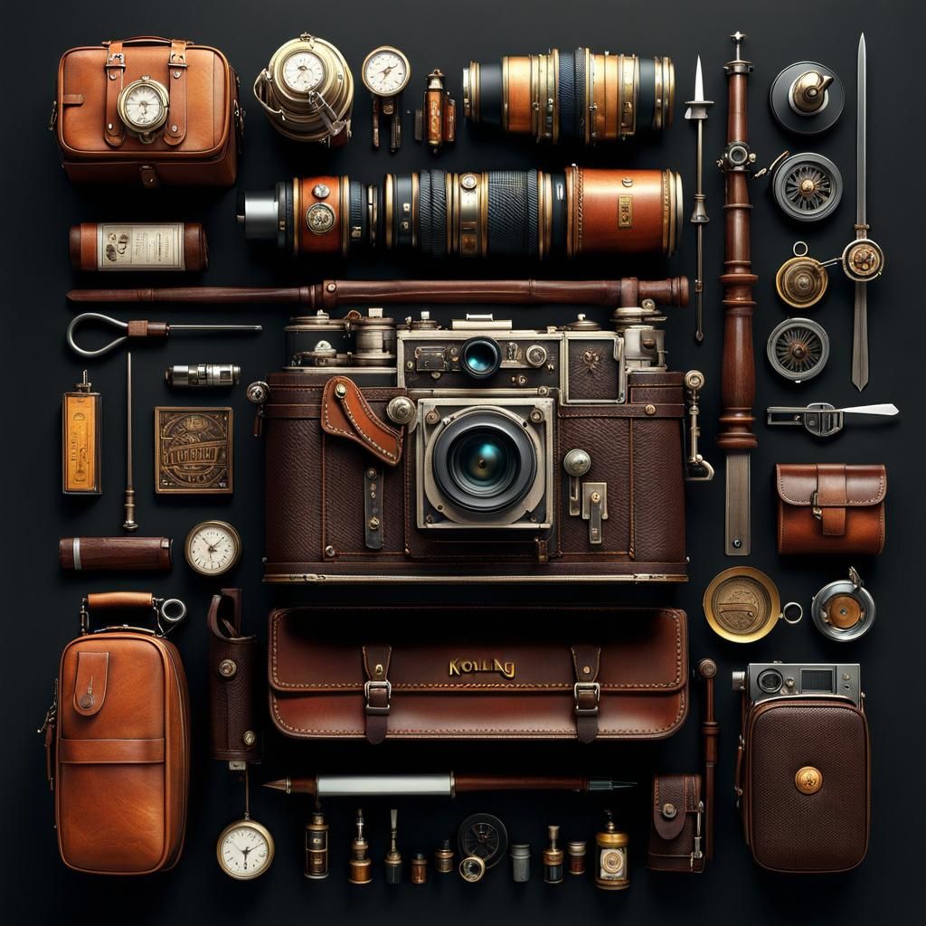 Knolling Tourist Display: 3D Rendered Art
