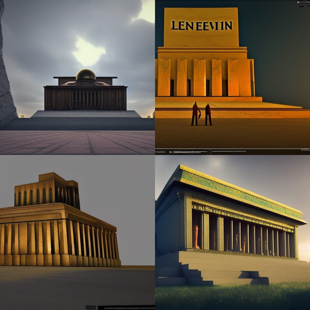 Creepy Dark Mausoleum: Detailed Matte Painting