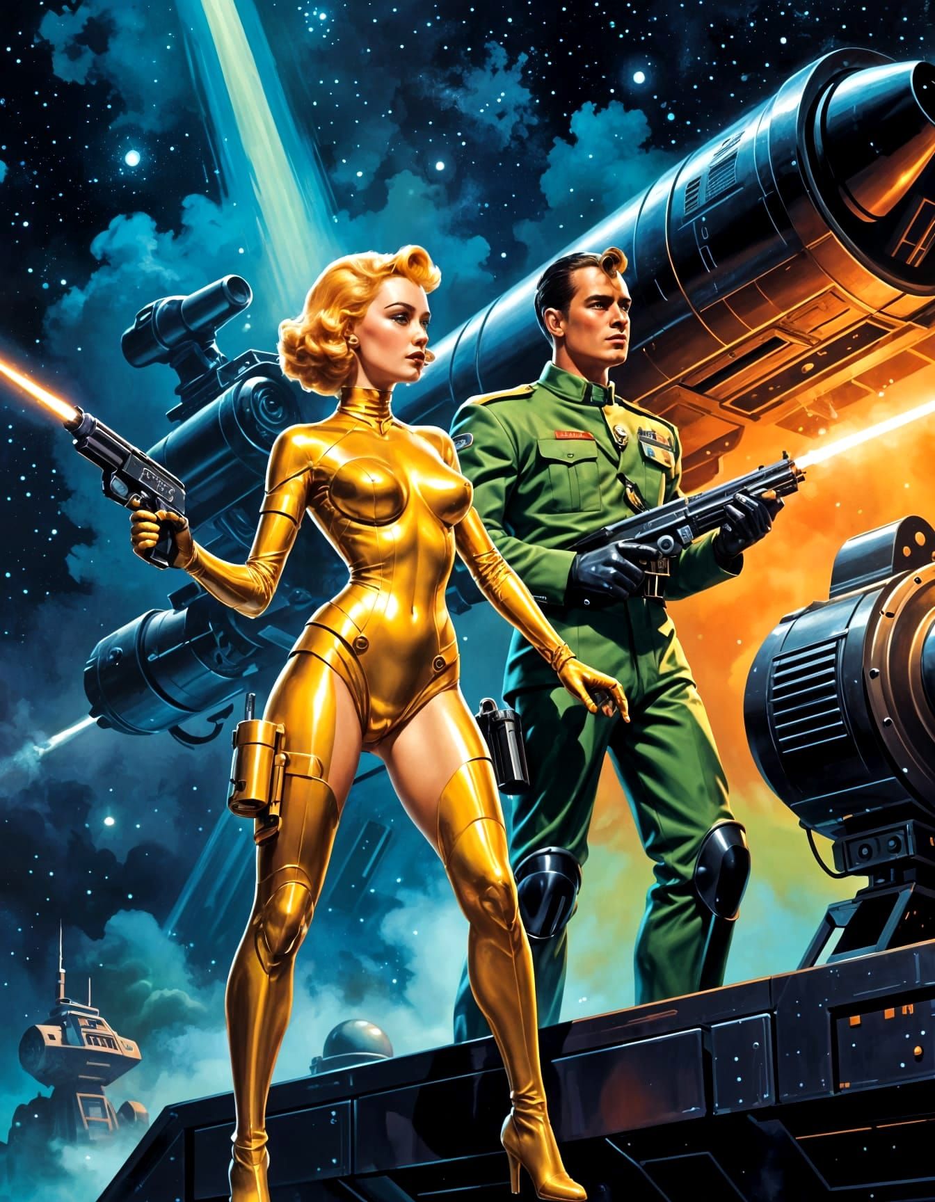 Trapped in the future. Surrounded by evil. Low on gas.