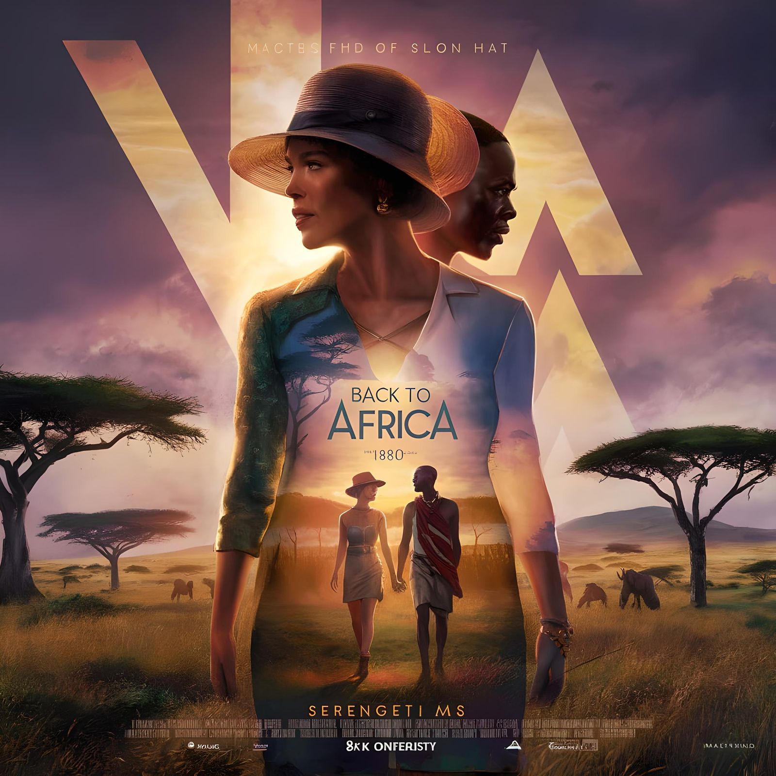 Back to Africa: 1980s Movie Poster