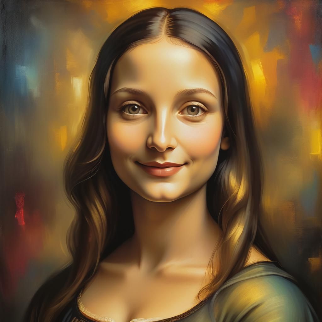 Mona-Lisa. RGBW colors.