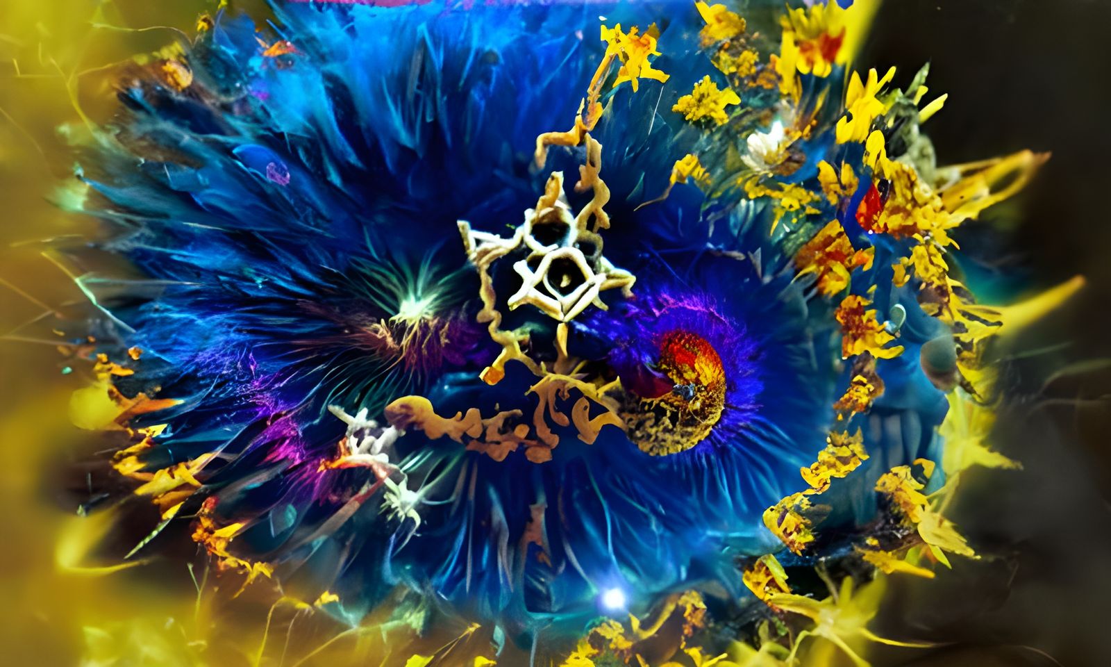 Celestial Fractal Portal Opening to Another Dimension