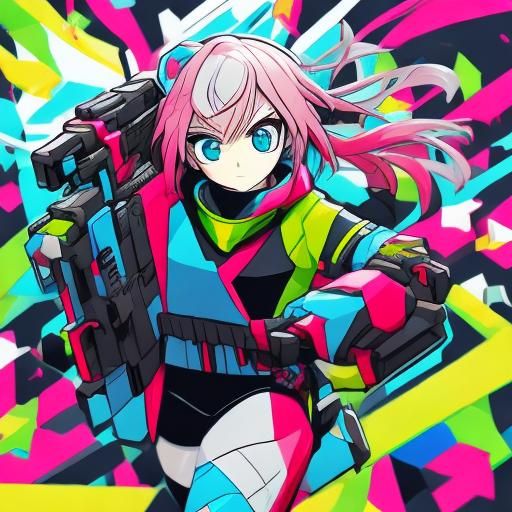 Abstract AI Creation from Minimalist Prompt