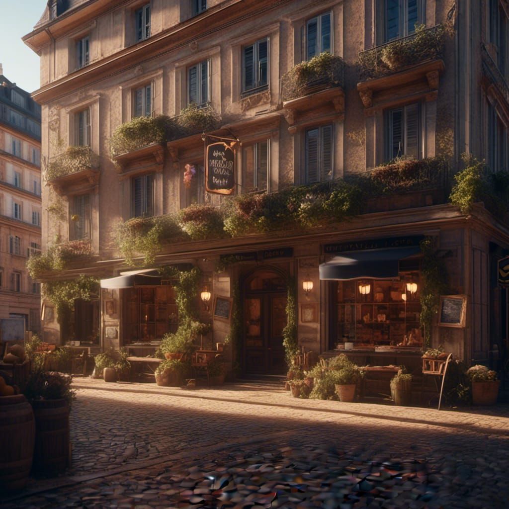 Notary Office in Lyon: 3D Game Cinematic Render