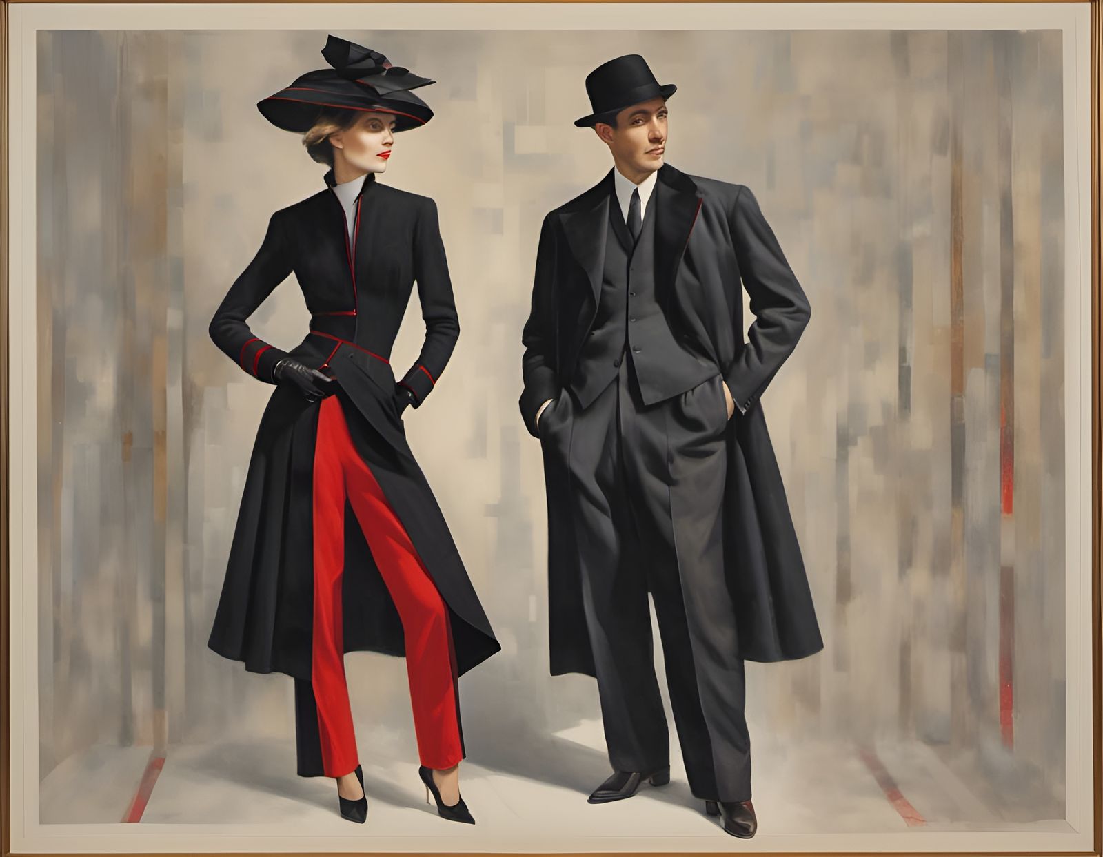 Woman in Zoot Suit and Fedora