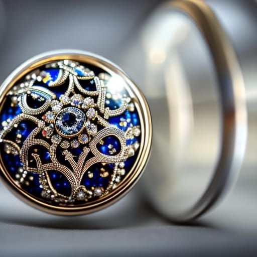 Intricate Jewelry in Hyperrealistic Professional Photography