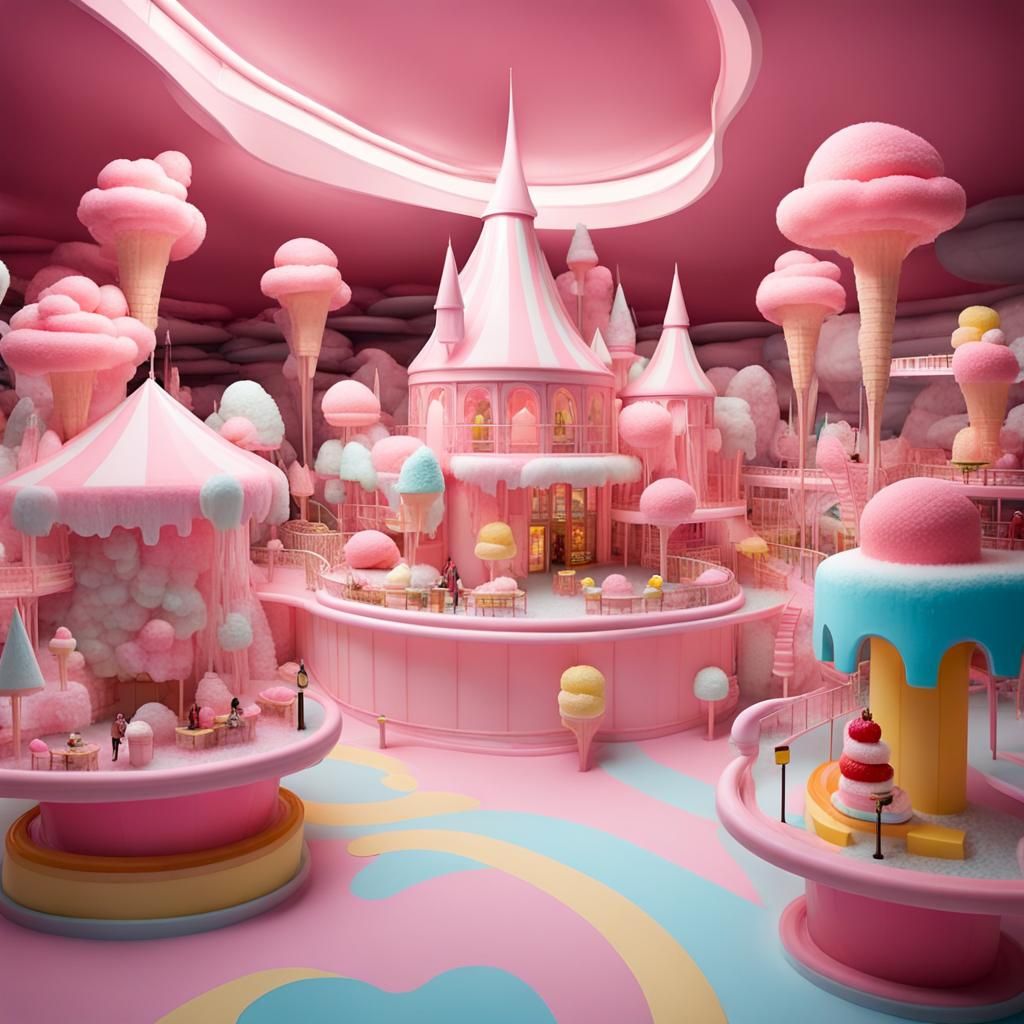 Steampunk Fantasy Amusement Park - Candy Land