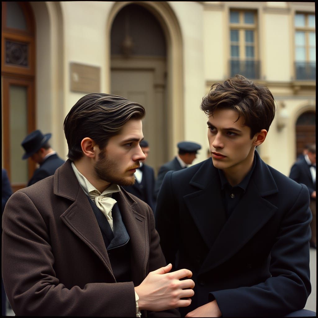 Verlaine and Rimbaud in 19th Century Paris