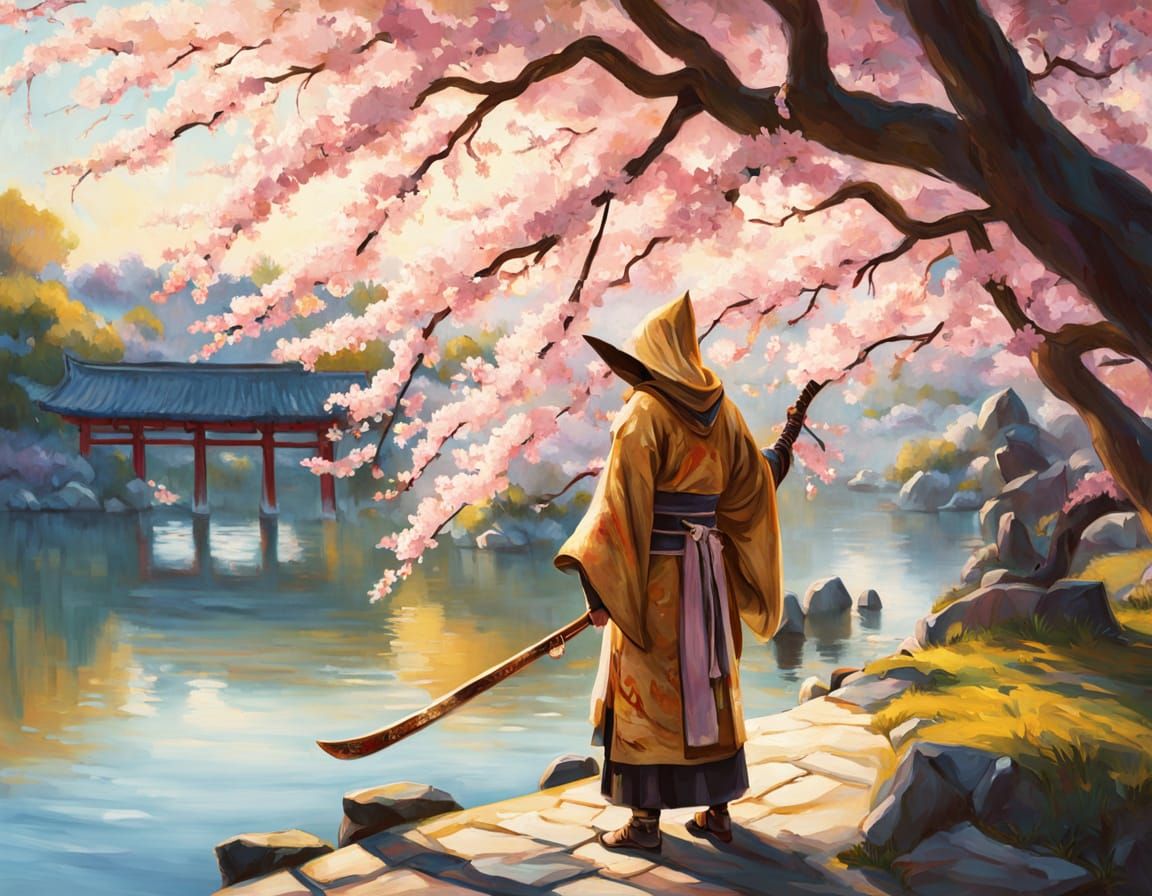 Warriors of Serenity: A Cinematic Oil Painting