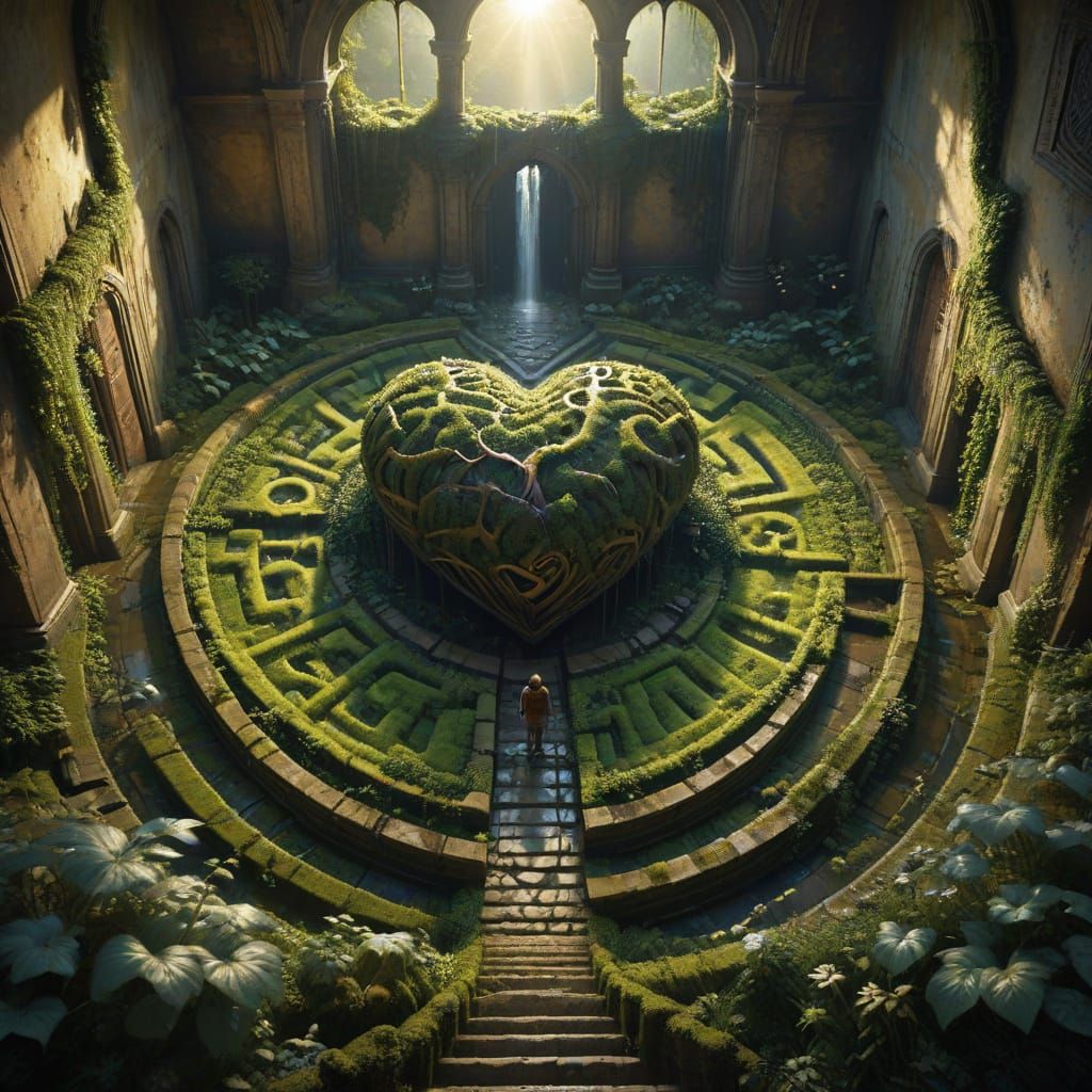 Stone Heart Labyrinth: A Symbolic Journey