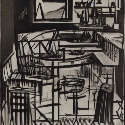 Fiery Furniture: A Surrealist Vision