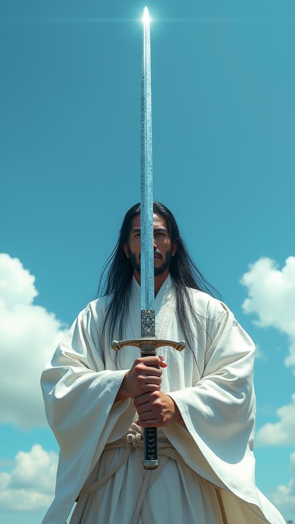 Legendary Samurai in Hyperrealistic Cinematic Style