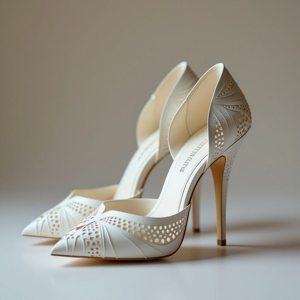 Paper High Heels: Delicate Folding Art