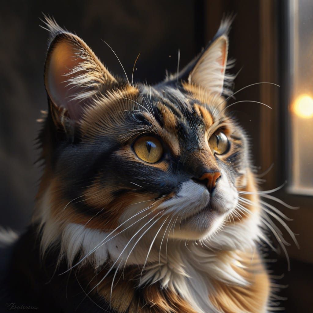 Another Calico Cat Portrait