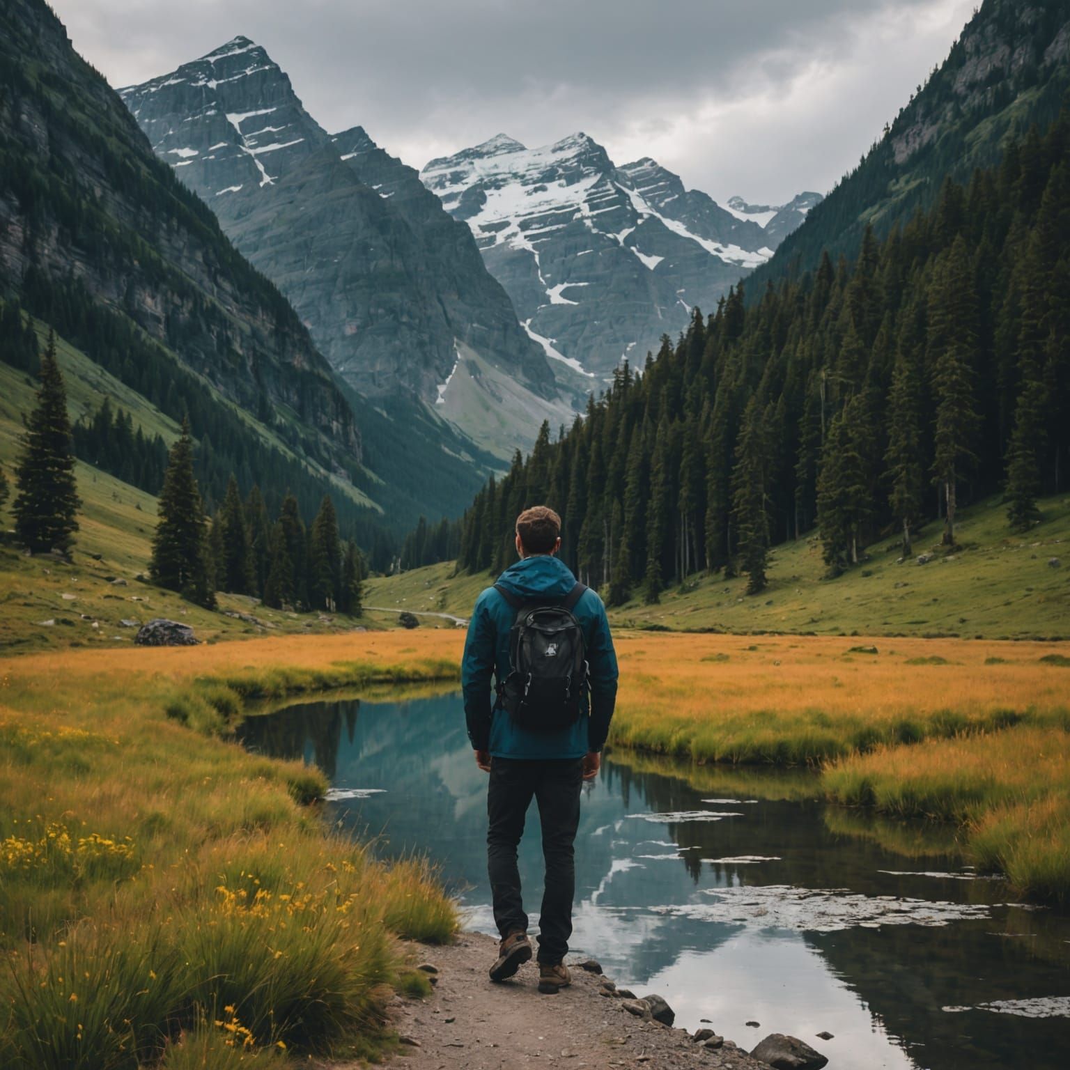 AI Interpretation of 'Somewhere' Concept