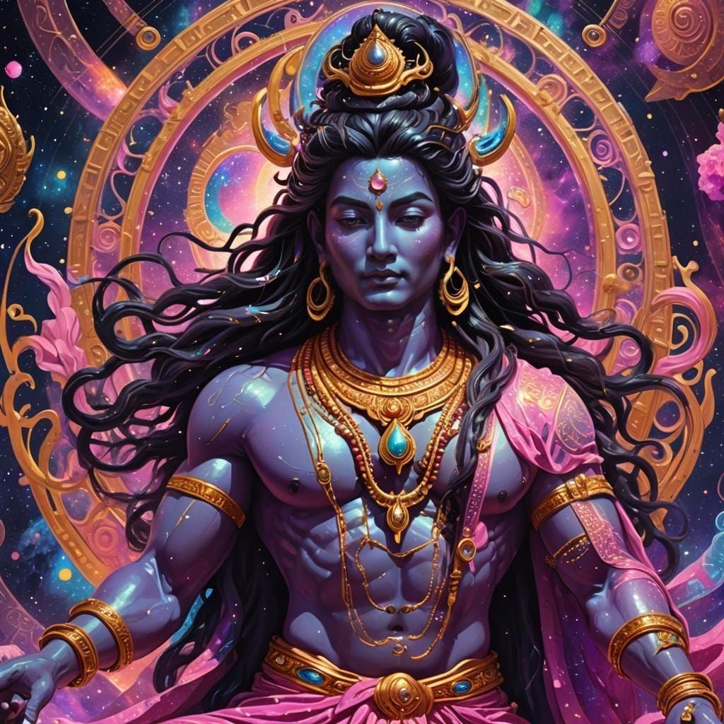 Holographic God Shiva in Cosmic Galaxy