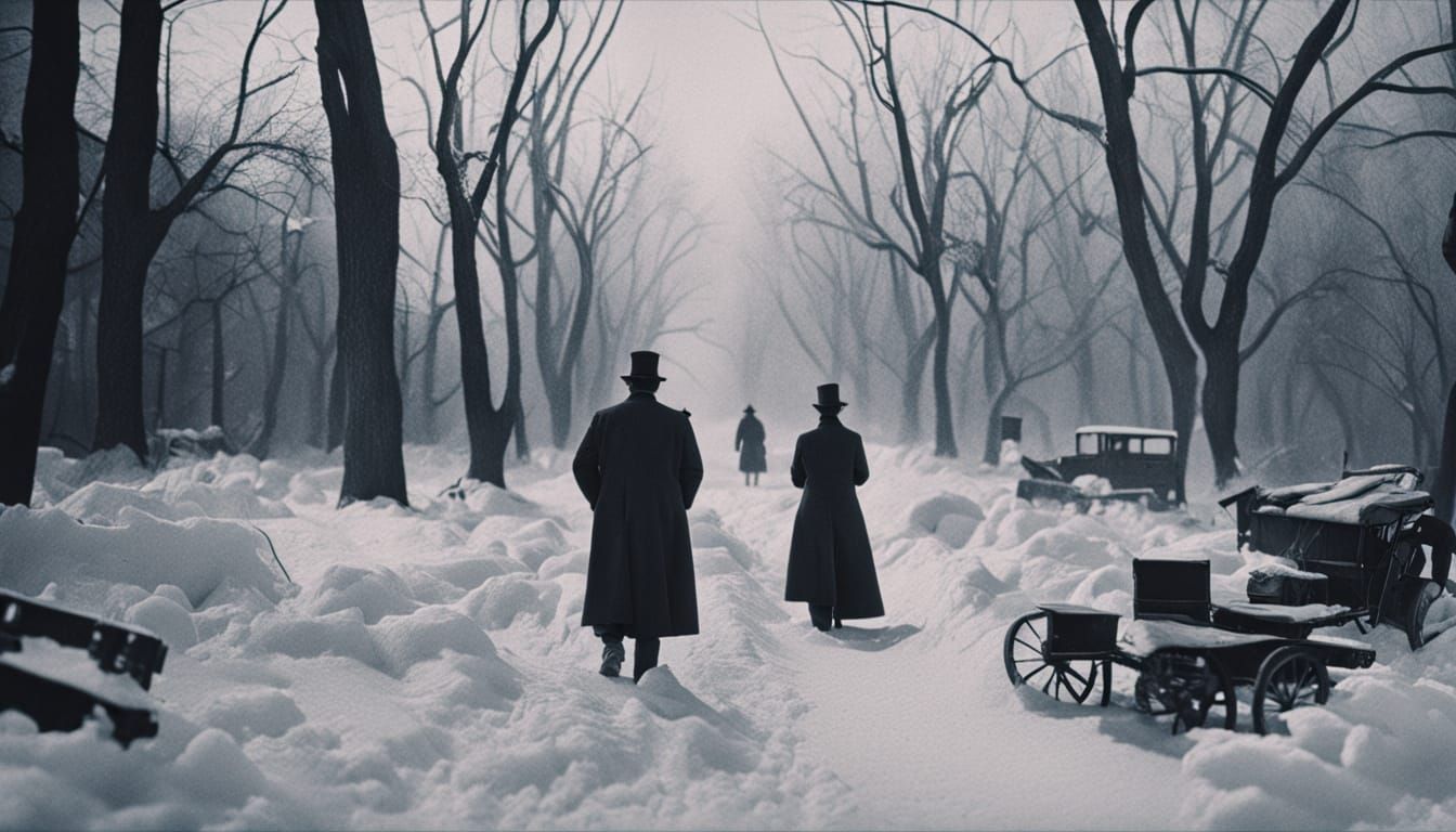 On March 11, 1888, the Great Blizzard of 1888 paralyzed the northeastern United States;

Known as the "Great White Hurri...