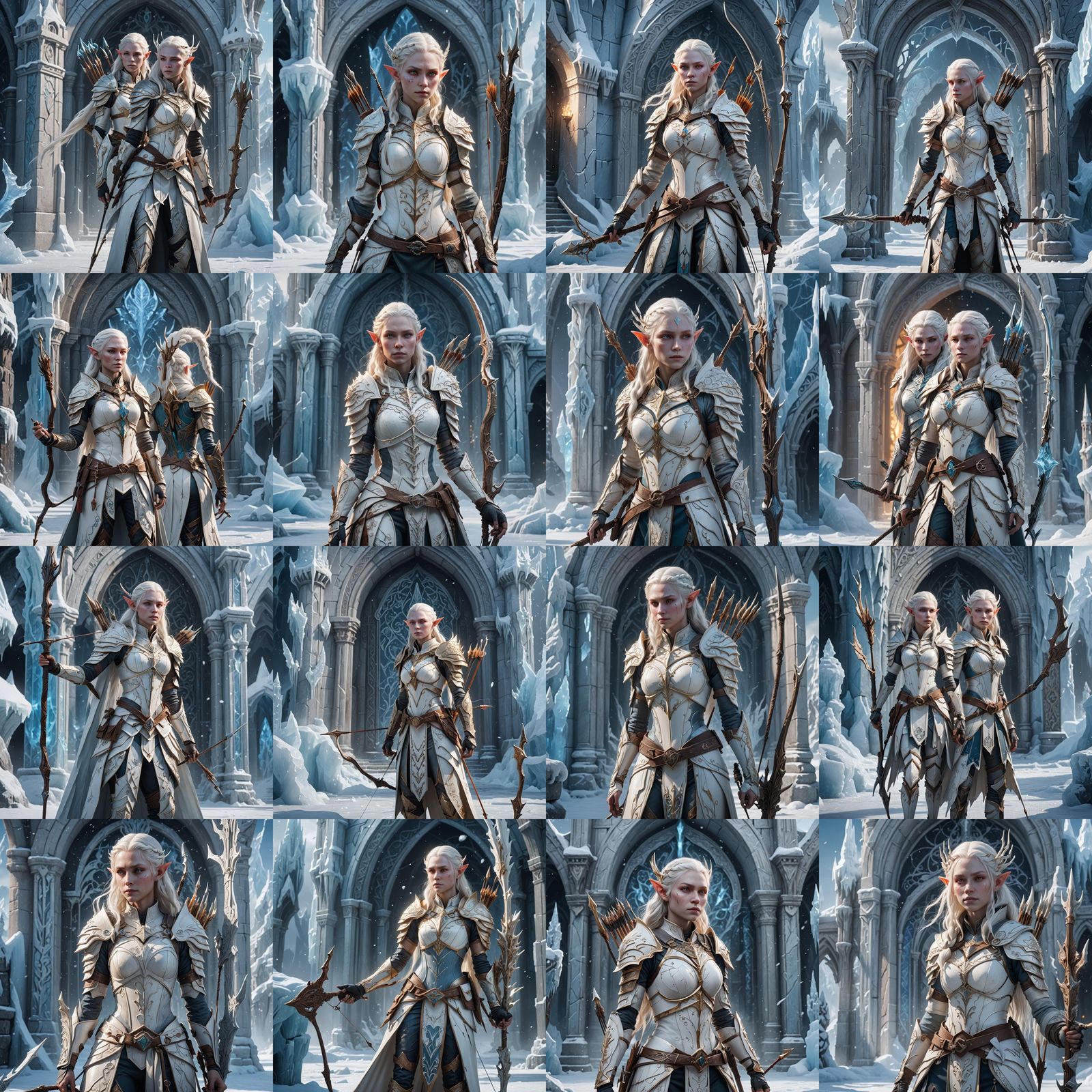 Albino Elf Guard at Ice Palace Entrance