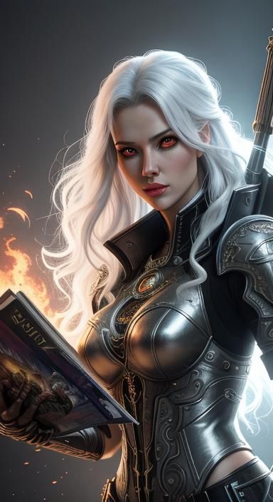 White Widow: Underground Comix Illustration in Unreal Engine...