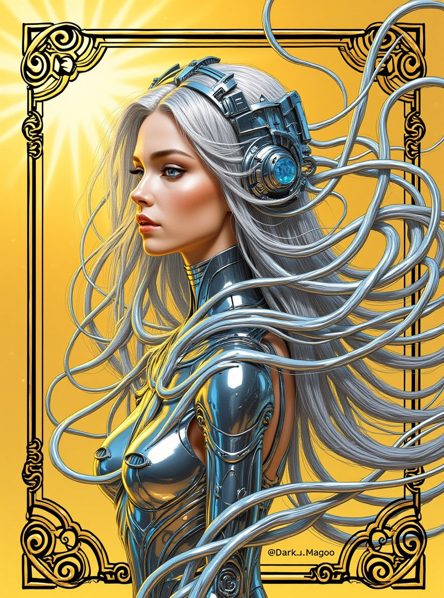 Cyberpunk Nebula in Vibrant Glass