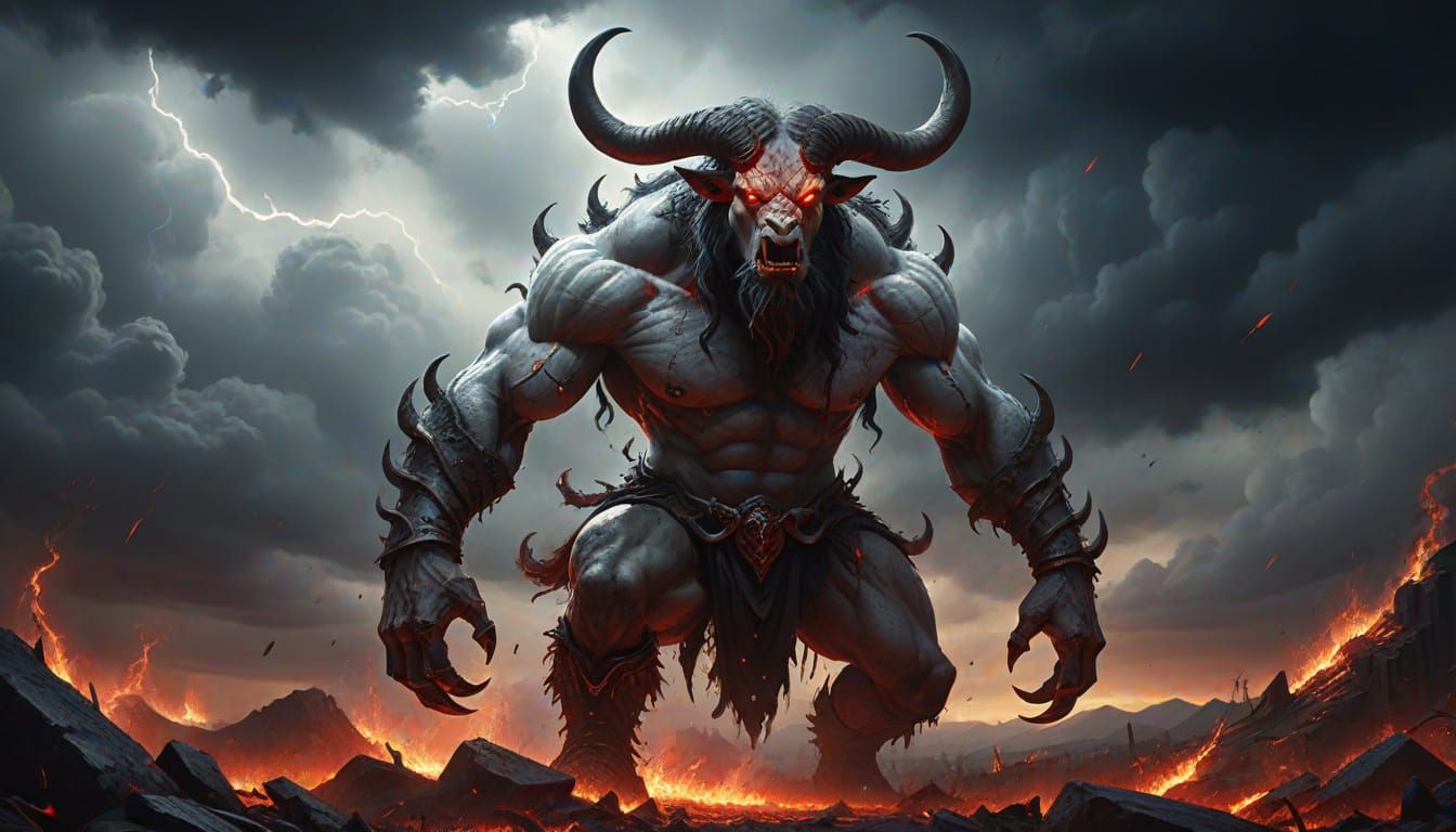 Baal in Dark Mythological Horror