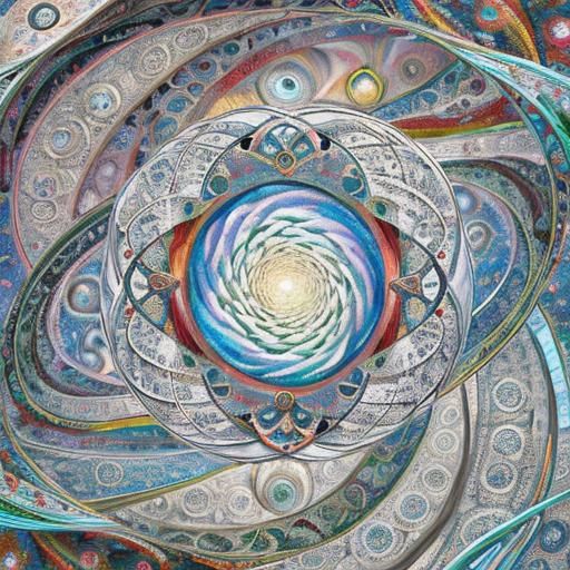 Cosmic Spiral: A Mystical, Math-Defined Design