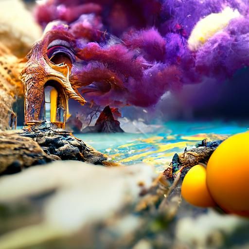 Surreal Deep Color Fantasy Art