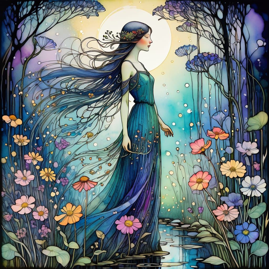 Exquisite Wildflower Close-Up in Vibrant Colors