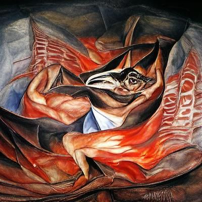 Orozco-Inspired Oil Painting of a Demagogue
