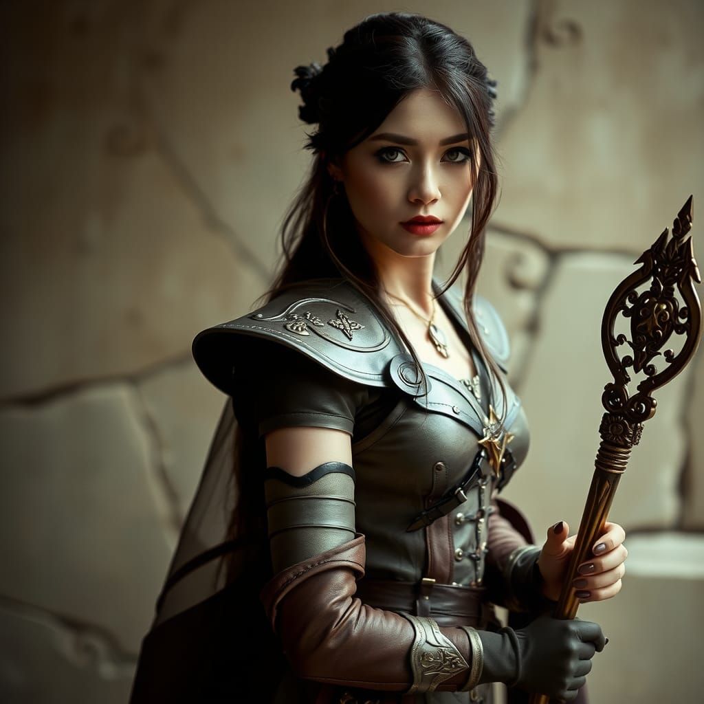 Elegant DnD Cosplay in Surrealist Style