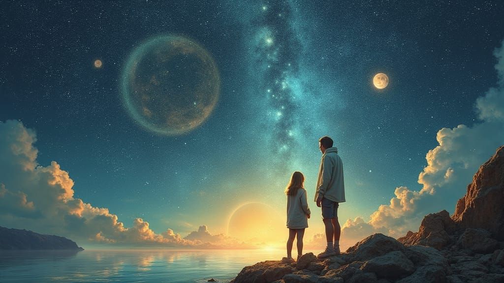 Aquarius Man Contemplates the Future