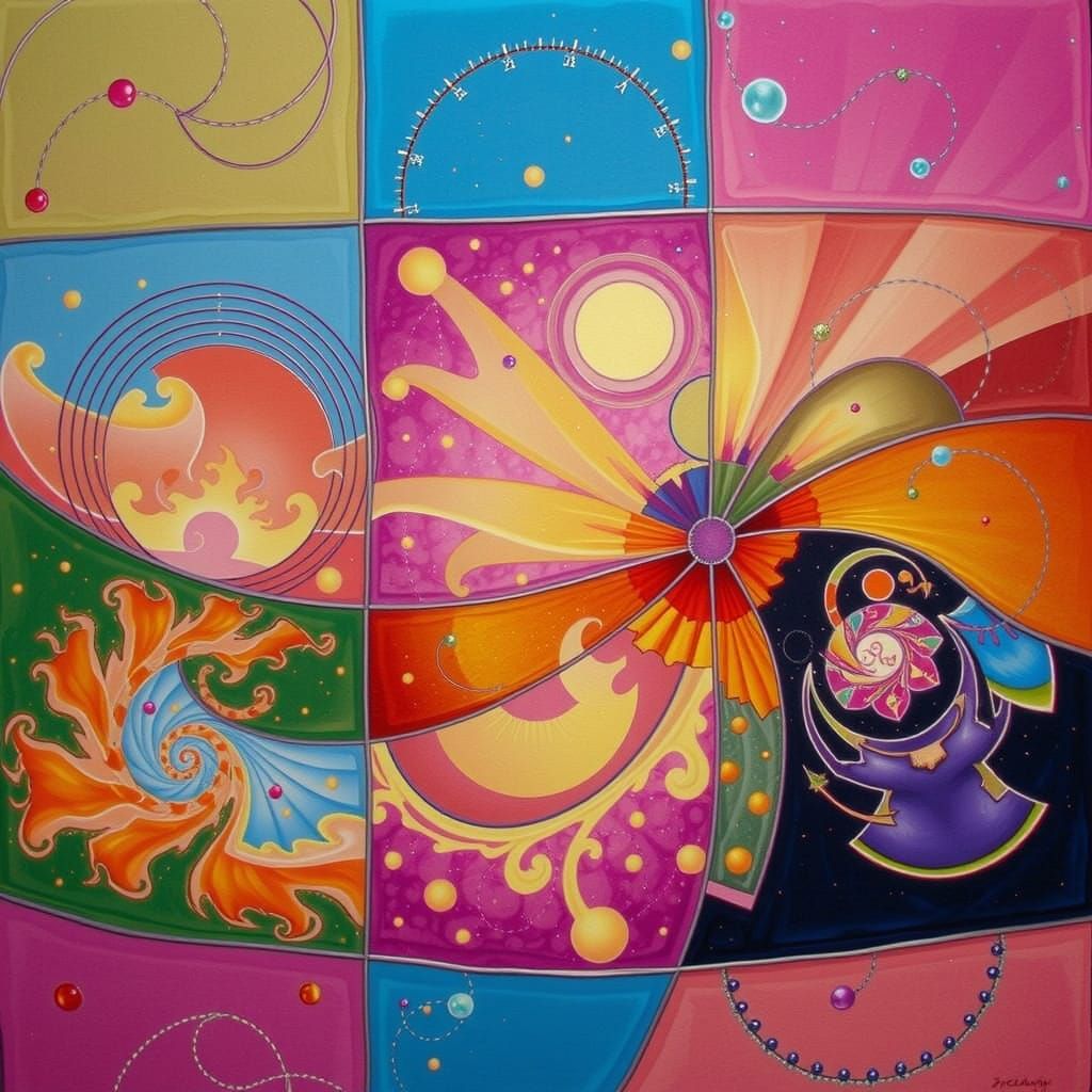 Ethereal Tapestry of Mathematical Curves